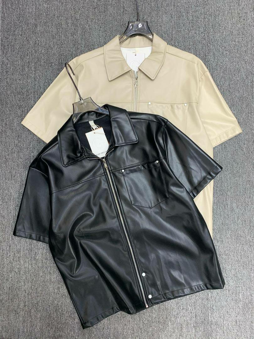 Chemise en simili cuir élégante