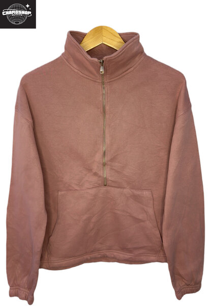 Sweatshirt en coton zippé