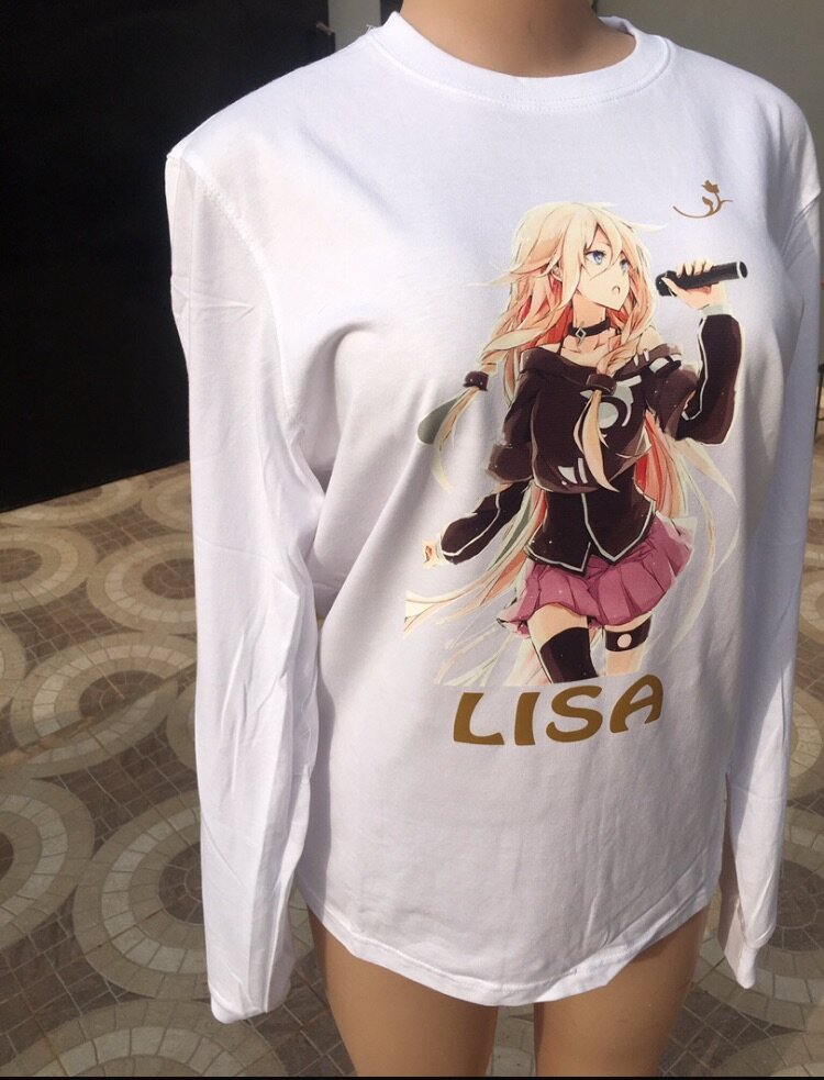 Scripted/Pictured Long sleeve Tee