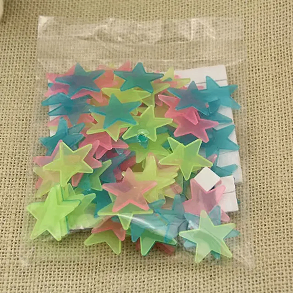 100 star Glow stickers