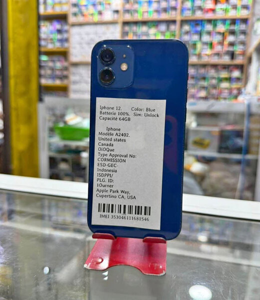 iPhone 12 64GB Bleu Neuf