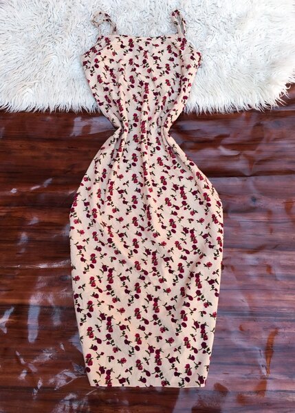 Floral sleeveless dress