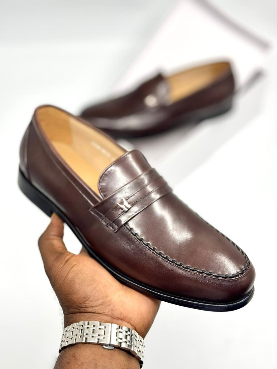 Brown office shoes