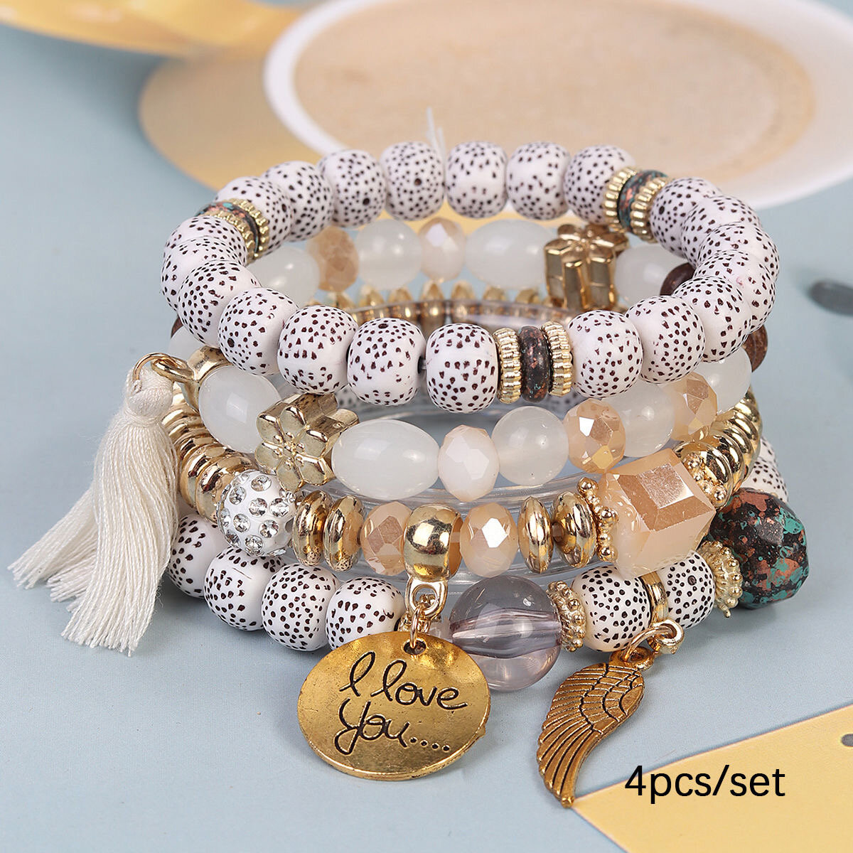 Bracelets bohèmes 4 pièces