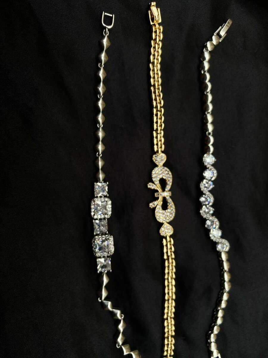 Necklaces and earrings