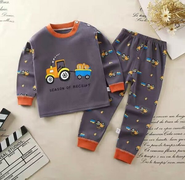 Хлопковая детская пижамка на мальчика