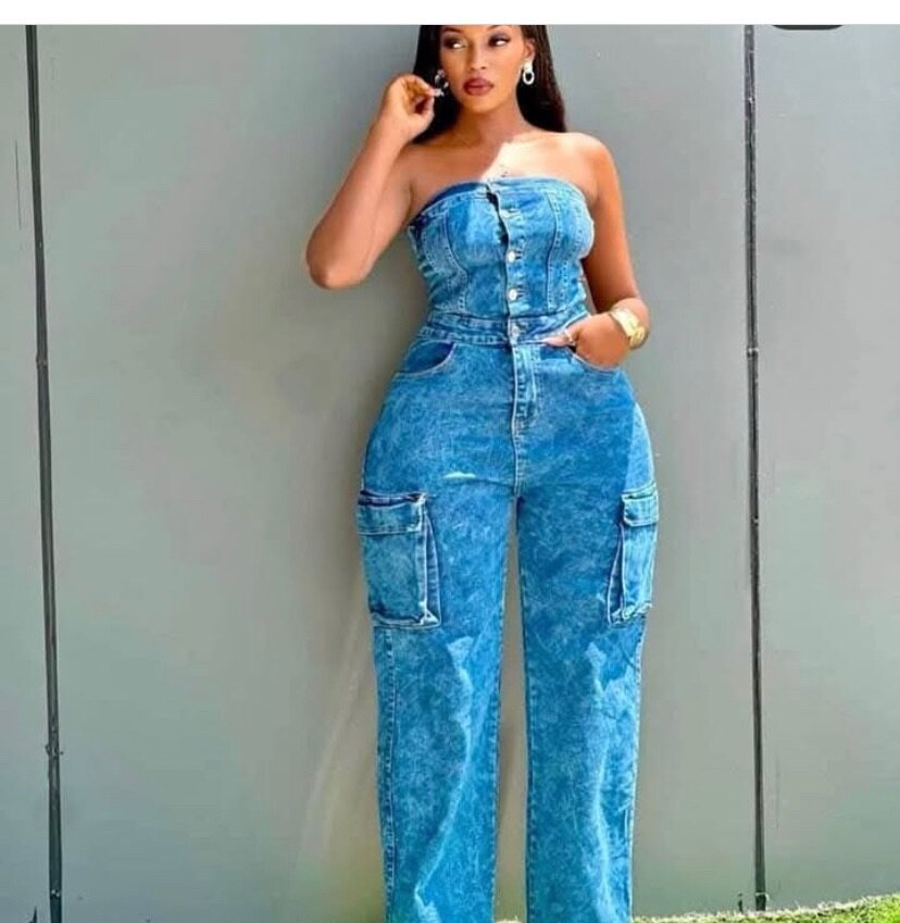 Denim jumpsuit