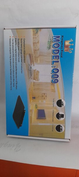 Tablette murale pliante noire