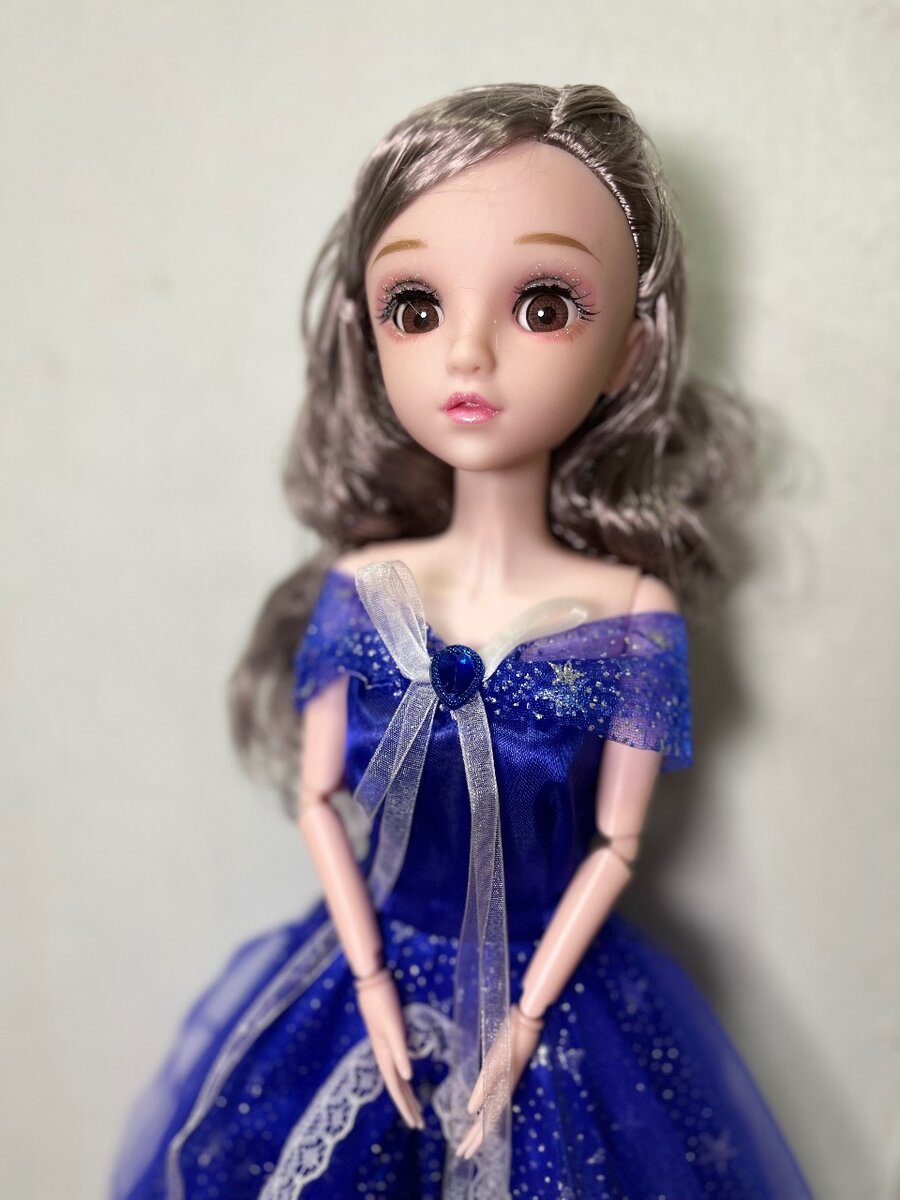 Кукла «Принцесса в синем» 60 см