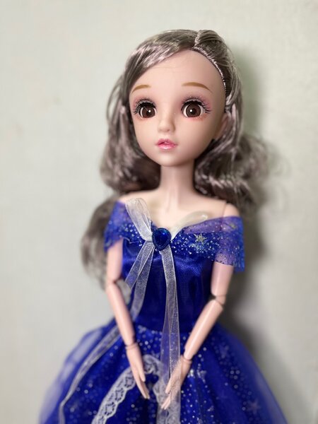 Кукла «Принцесса в синем» 60 см