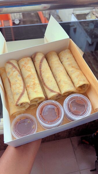 Crêpes roulées gourmandes