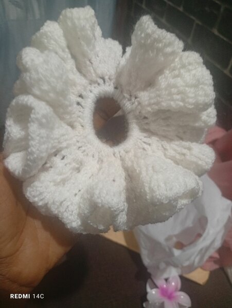Handmade Crochet Hair Scrunchie