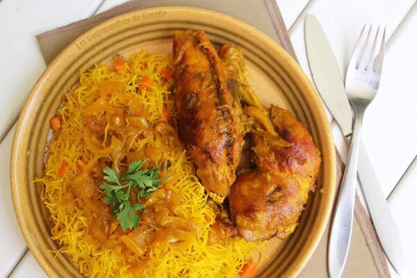 Poulet aux Vermicelles Épicés