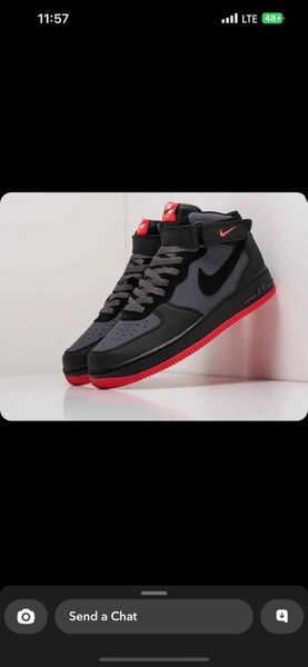 Airforce 1 long available in size 38,41,42,43,45