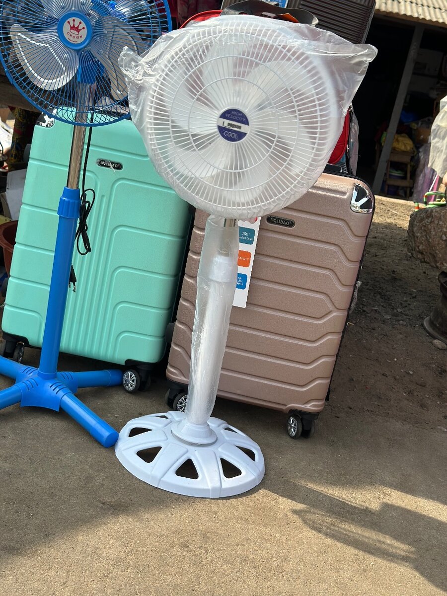 Ventilateur longchant blanc kirikou