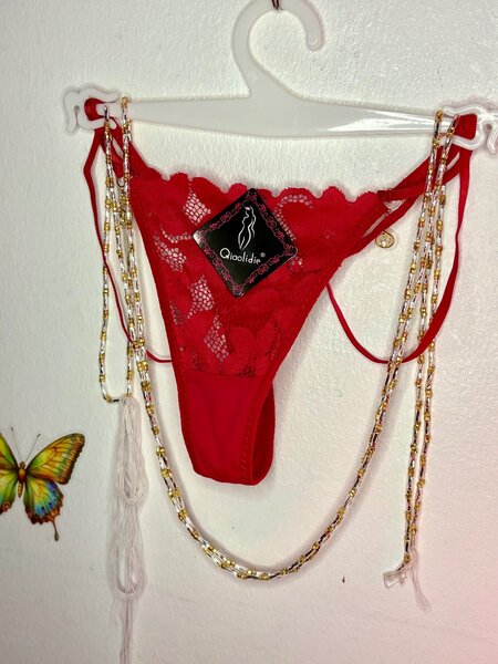 Ensemble de String en Dentelle Érotique