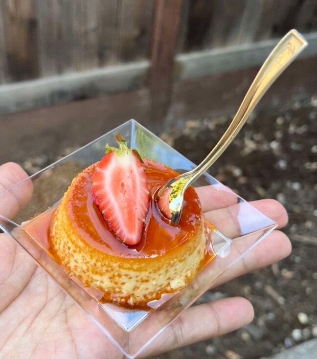 Flan au caramel délicieux