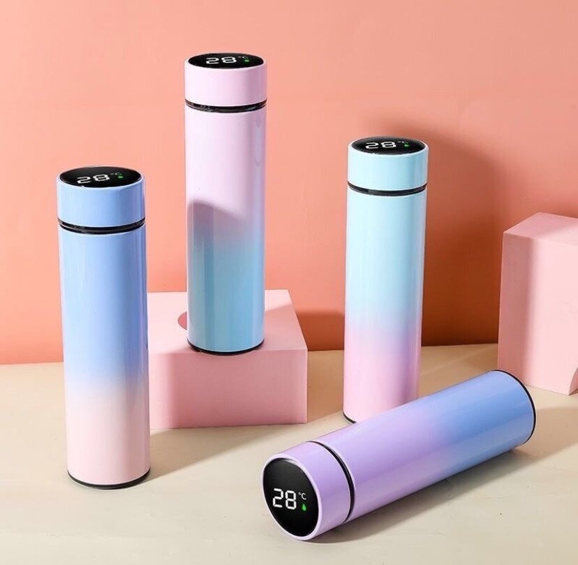 Thermos intelligent avec affichage LED