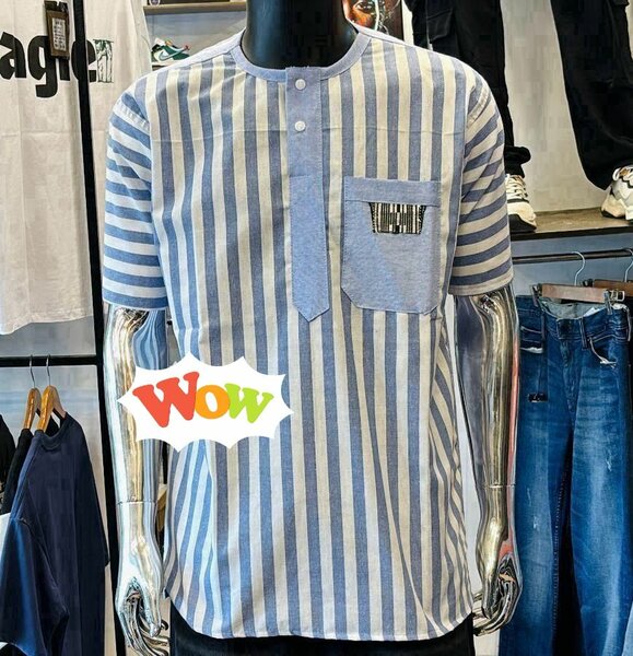 T-shirt à rayures homme