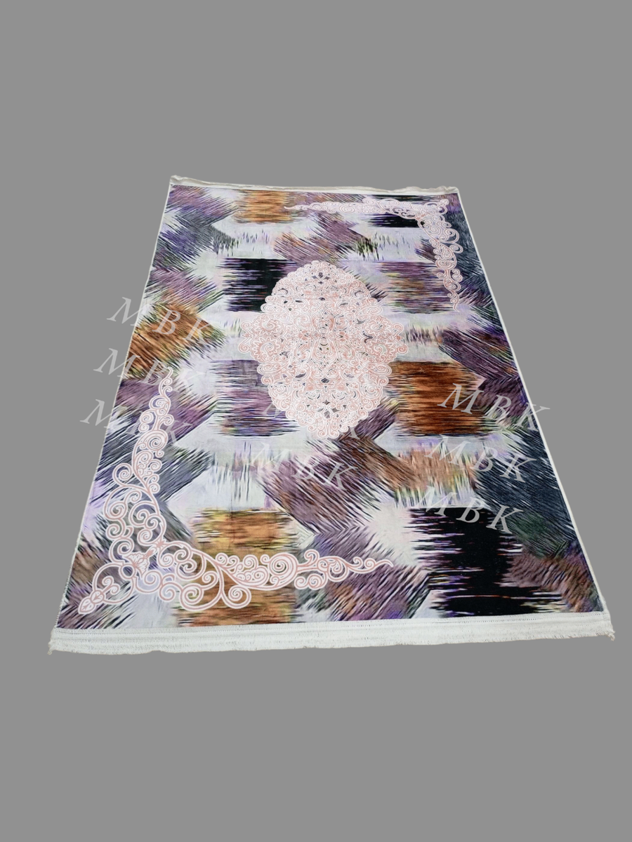 Tapis moderne multicolore élégant