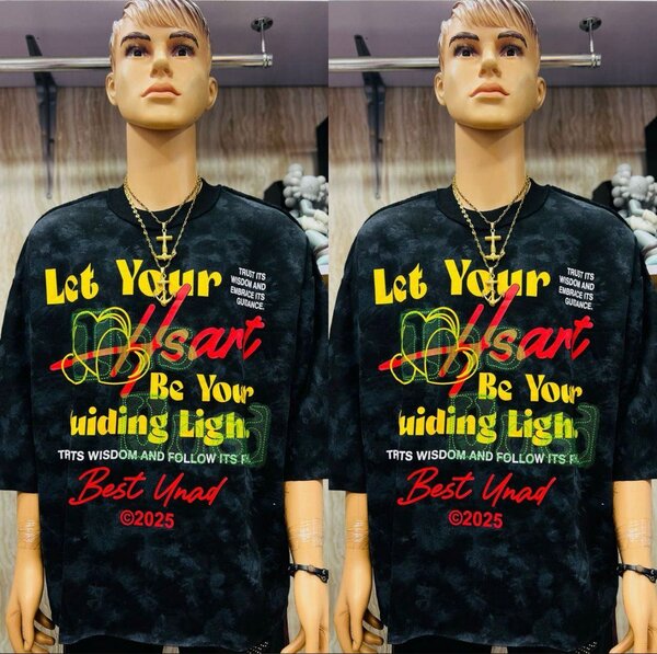 T-shirt imprimé unisexe tendance