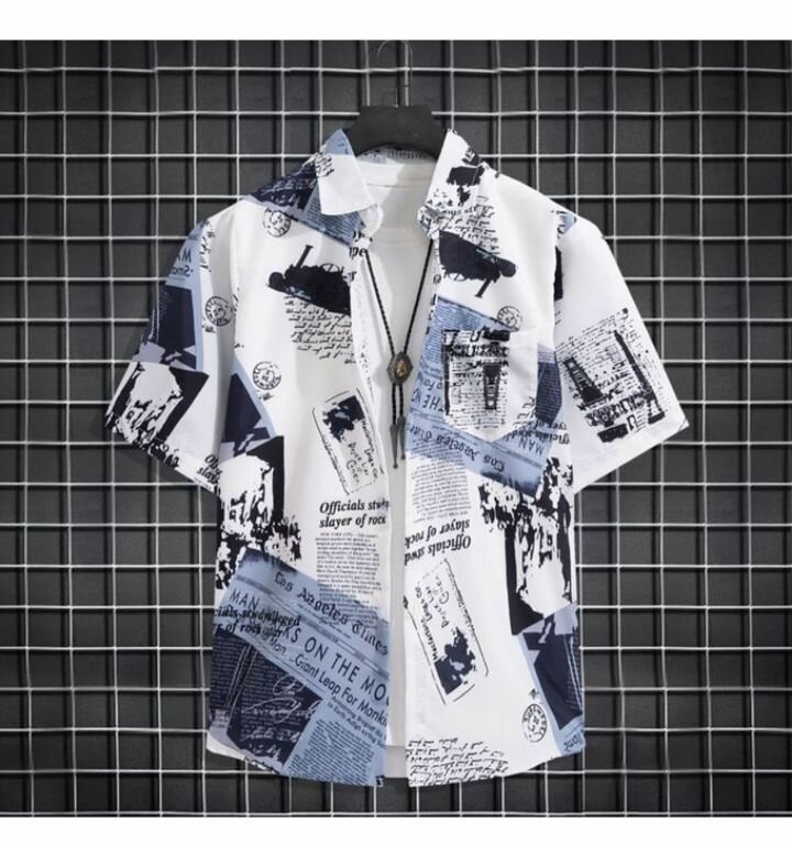 Ensemble chemise et short été imprimé