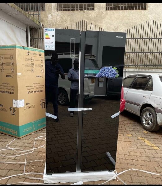 LG side by side double door fridge