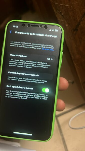 iPhone X Argent 64 Go