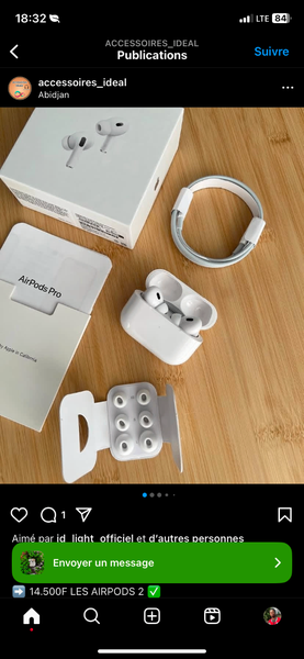 Air pods pro version américaine