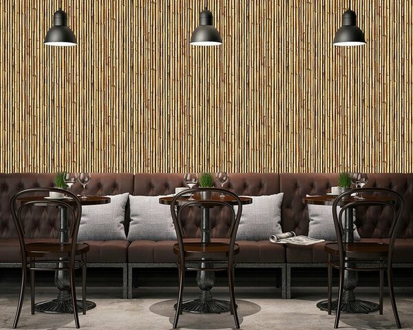 Papier peint bambou naturel