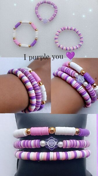 Bracelets perle colorés tendance