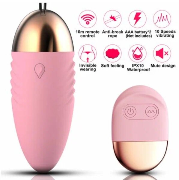Vibromasseur œuf télécommande