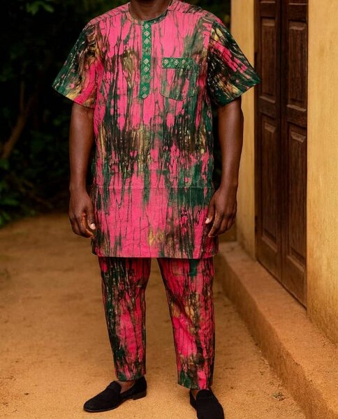 Ensemble Tunique Homme Coloré