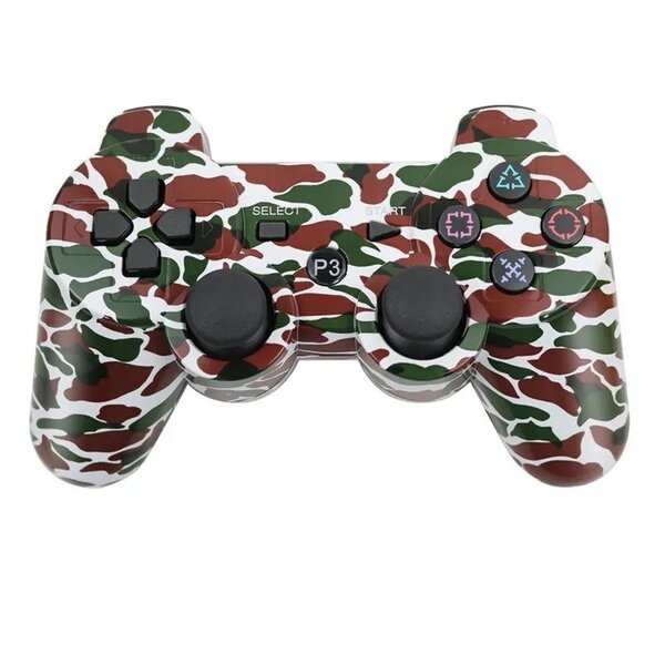 Manette PS3 treillis vert
