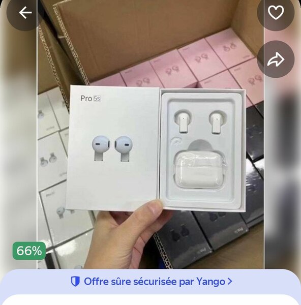 Écouteurs Bluetooth Pro 5s