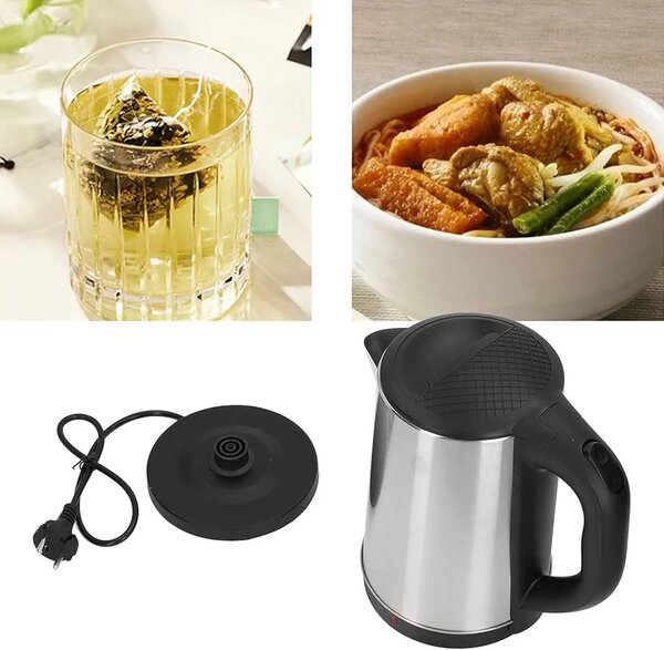 Electric Kettle, 2 L Stainless Steel Tea Kettle, Super Power