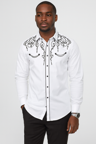 Chemise Homme Brodée Élégante