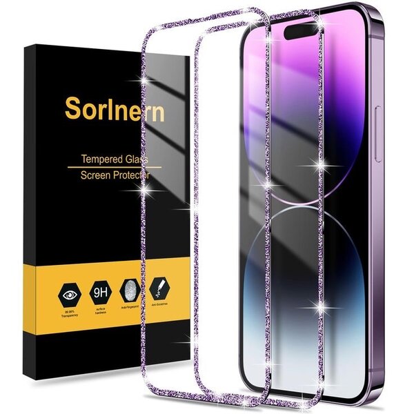 Diamond edge phone screen protector