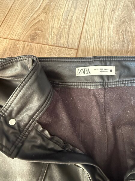 leather pants Zara Spain