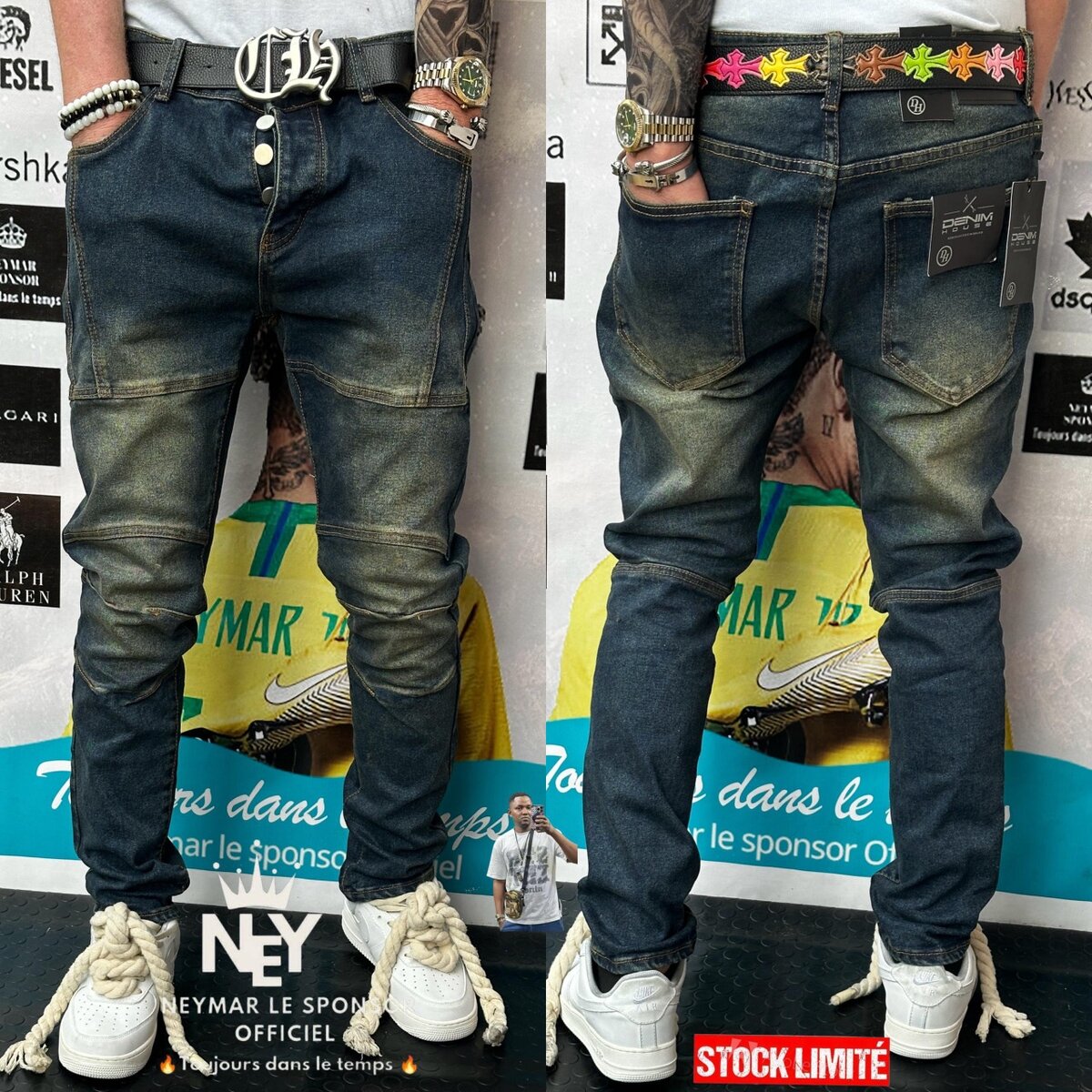 Jeans décontractés tendance homme