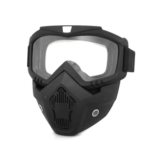 Masque de moto antivent