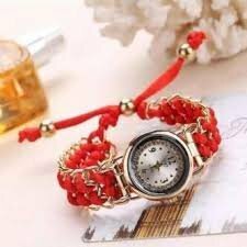 beautiful watches red for girls 