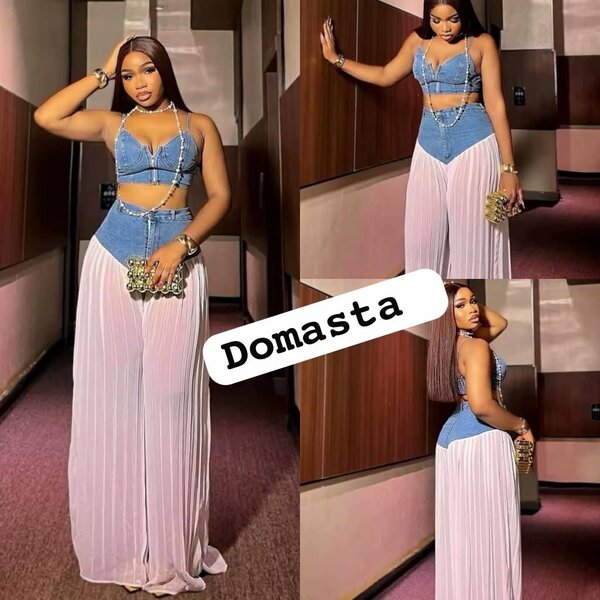 Tenue denim chic pour femme