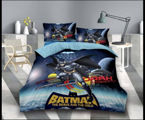Children's bed with character batman