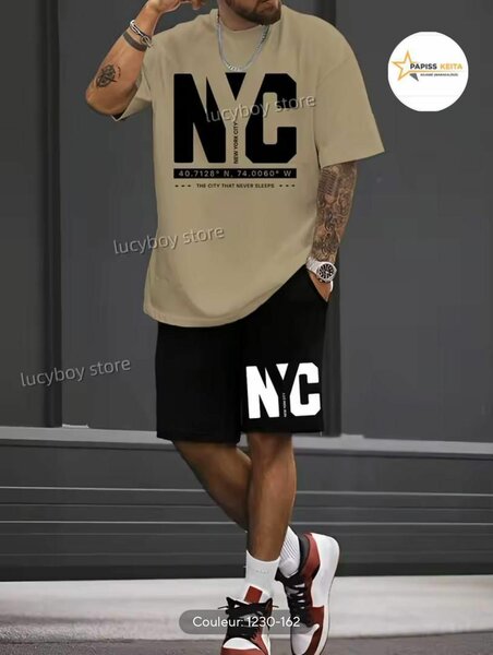 Ensemble T-shirt et Short NYC