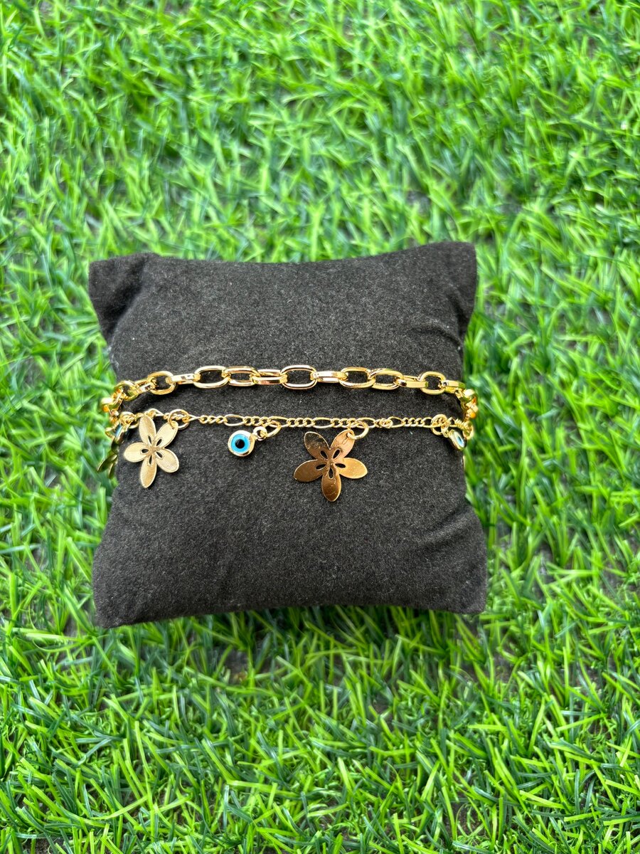 2 in 1 layered bracelet