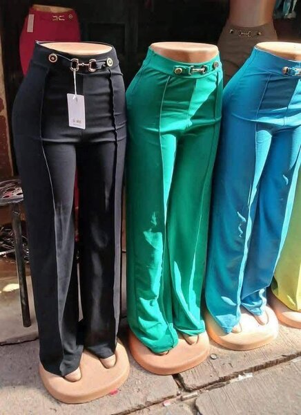 Pantalon évasé femme élégant