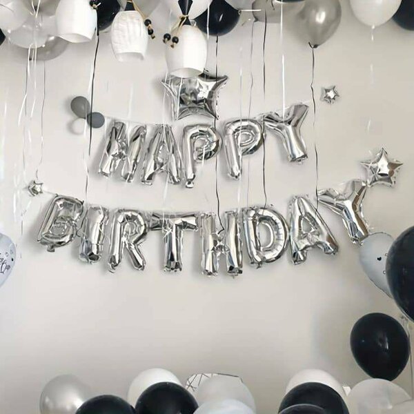 Ballon gonflable joyeux anniversaire 