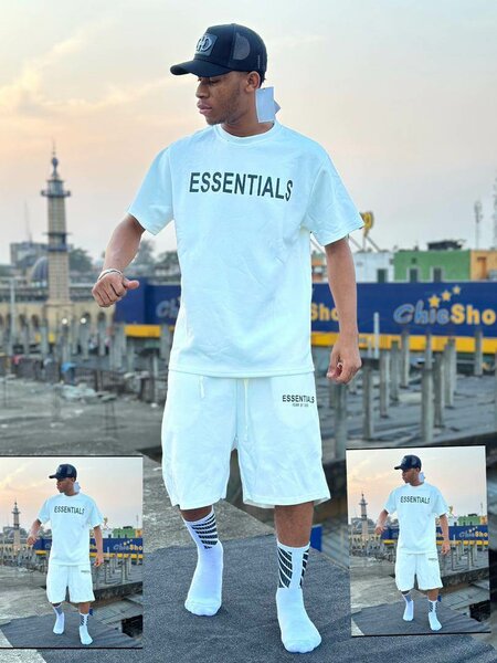 Ensemble culotte et tee-shirt homme