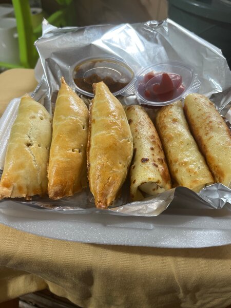 Espanadas et crêpe fourré